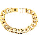 Pre Owned 9ct Mens Curb Bracelet ZP591